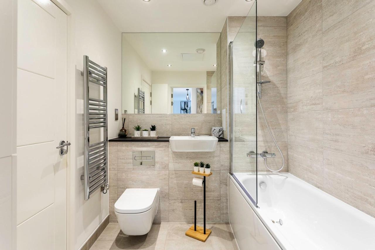 Apartamento White Marble Tranquility, Park Side Life Londres